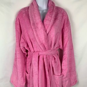 NWOT PINK COTTON ROBE